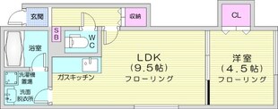 二十四軒駅 徒歩11分 2階の物件間取画像